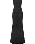 Hervé Léger Embellished Bandage Gown - Lyst