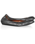 Lanvin Metallic Leather Ballet Flats - Lyst