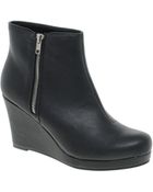 Asos Asos Ace Wedge Ankle Boots - Lyst