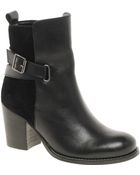Asos Asos Avore Leather Ankle Boots with Straps - Lyst