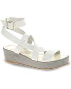 Asos Asos Venus Leather Flatform Sandals - Lyst