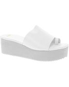 Asos Asos Video Leather Flatform Shoes with Toe Loop - Lyst