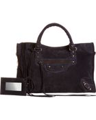 Balenciaga Baby Daim Classic City - Lyst