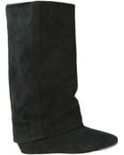 See By Chloé Fold Over Suede Boot - Lyst