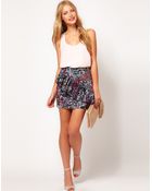 ASOS Collection Asos Premium Ruffle Mini Skirt - Lyst