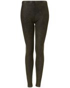Topshop Washed Coloured Denim Leggings - Lyst