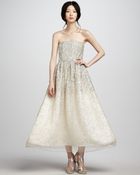 Alice + Olivia Milly Strapless Sequined Ball Gown - Lyst