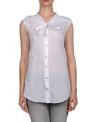 Mauro Grifoni Sleeveless Shirt - Lyst