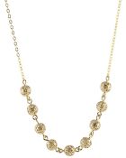 Peggy Li Filigree Ball Necklace Gf - Lyst