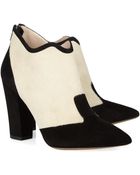 Nicholas Kirkwood Calf Hair and Suede Ankle Boots - Lyst