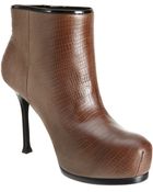 Saint Laurent Tribtoo Ankle Boot - Lyst