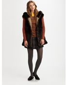 Thakoon Addition Hooded Faux Fur Vest - Lyst