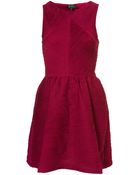 Topshop Texture Pleat Tunic - Lyst
