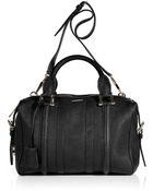 Burberry Black Bowling Grain Leather Medium Nevinson Bag - Lyst