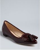 Joan & David Pointed Toe Flats Hamrick - Lyst