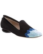Nicholas Kirkwood Glitter Detail Loafer - Lyst