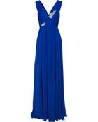 Notte By Marchesa Embellished Silk Chiffon Gown - Lyst