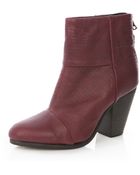 Rag & Bone Classic Newbury Boot in Burgundy - Lyst