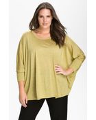 Eileen Fisher Boxy Dolman Sleeve Top - Lyst