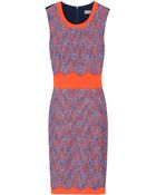 Preen By Thornton Bregazzi Ingrid Contrast Lace Dress - Lyst