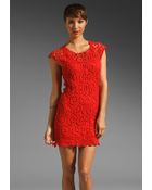 Ella Moss Charlotte Lace Shift Dress - Lyst