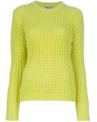 Acne Studios Lina Pineapple Chunky Knit Sweater - Lyst