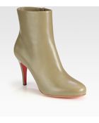 Christian Louboutin Bello Leather Ankle Boots - Lyst