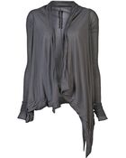 DRKSHDW by Rick Owens Wrap Top - Lyst