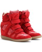 Isabel Marant Bekett Suede Wedge Sneakers - Lyst