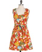 ModCloth Think Outside The Windowbox Dress - Lyst