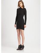 Helmut Lang Flare Fitted Dress - Lyst