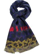 David Szeto Printed Scarf - Lyst