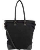 Roberto Cavalli Medium Fabric Bag - Lyst