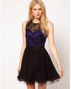 Little Mistress Lace Bustier Prom Dress - Lyst