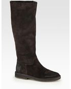 Vince Connor Suede Tall Boots - Lyst