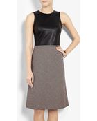 McQ by Alexander McQueen Leather Torso Dress - Lyst