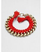 Aurelie Bidermann Do Brasil Chain Bracelet - Lyst
