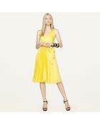 Ralph Lauren Black Label Alandra Silk Chiffon Dress - Lyst