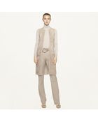 Ralph Lauren Black Label Suede Front Cashmere Vest - Lyst