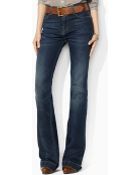 Ralph Lauren Blue Label Highrise Flared Stretch Jean - Lyst