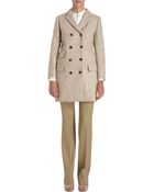 Chloé Check Coat - Lyst