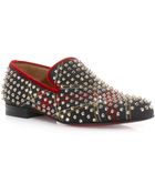 Christian Louboutin Rollerboy Spike Loafers - Lyst