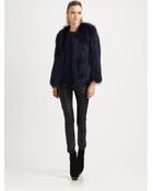 Sachin & Babi Isla Raccoon Fur Jacket - Lyst