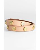 Tory Burch Logo Double Wrap Bracelet - Lyst