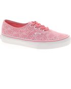 Vans Authentic Hello Kitty Lace Up Trainers - Lyst