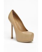 Saint Laurent Tribtoo Platform Pump - Lyst