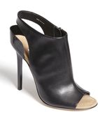 Diane von Furstenberg Peep Toe Sandal - Lyst