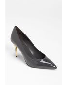 Saint Laurent Metal Heel Pump - Lyst