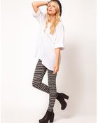 ASOS Collection Leggings in Textured Ikat Print - Lyst