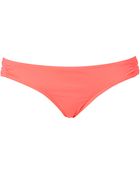 Topshop Coral Gathered Bikini Pants - Lyst